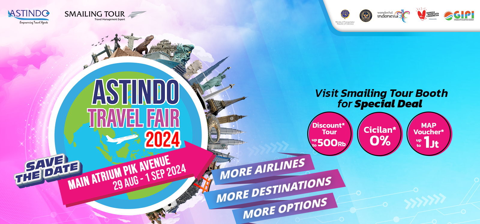 Astindo Travel Fair Aug 2024