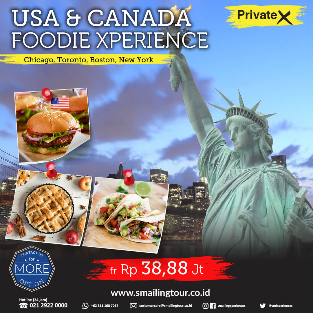 8D USA and Canada Foodie Xperience